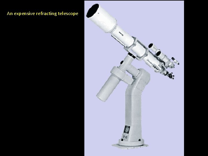 An expensive refracting telescope 