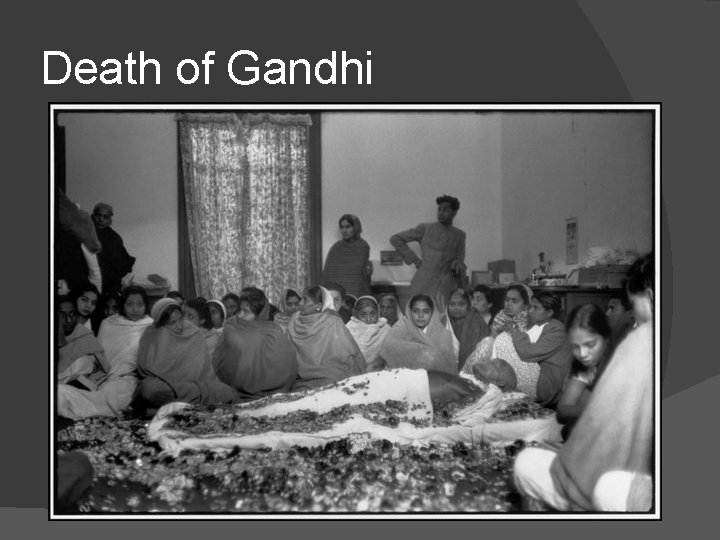 Death of Gandhi 