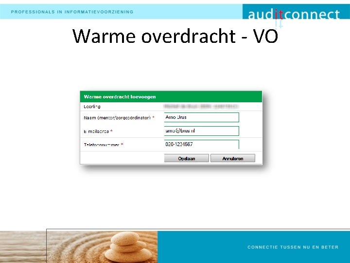 Warme overdracht - VO 