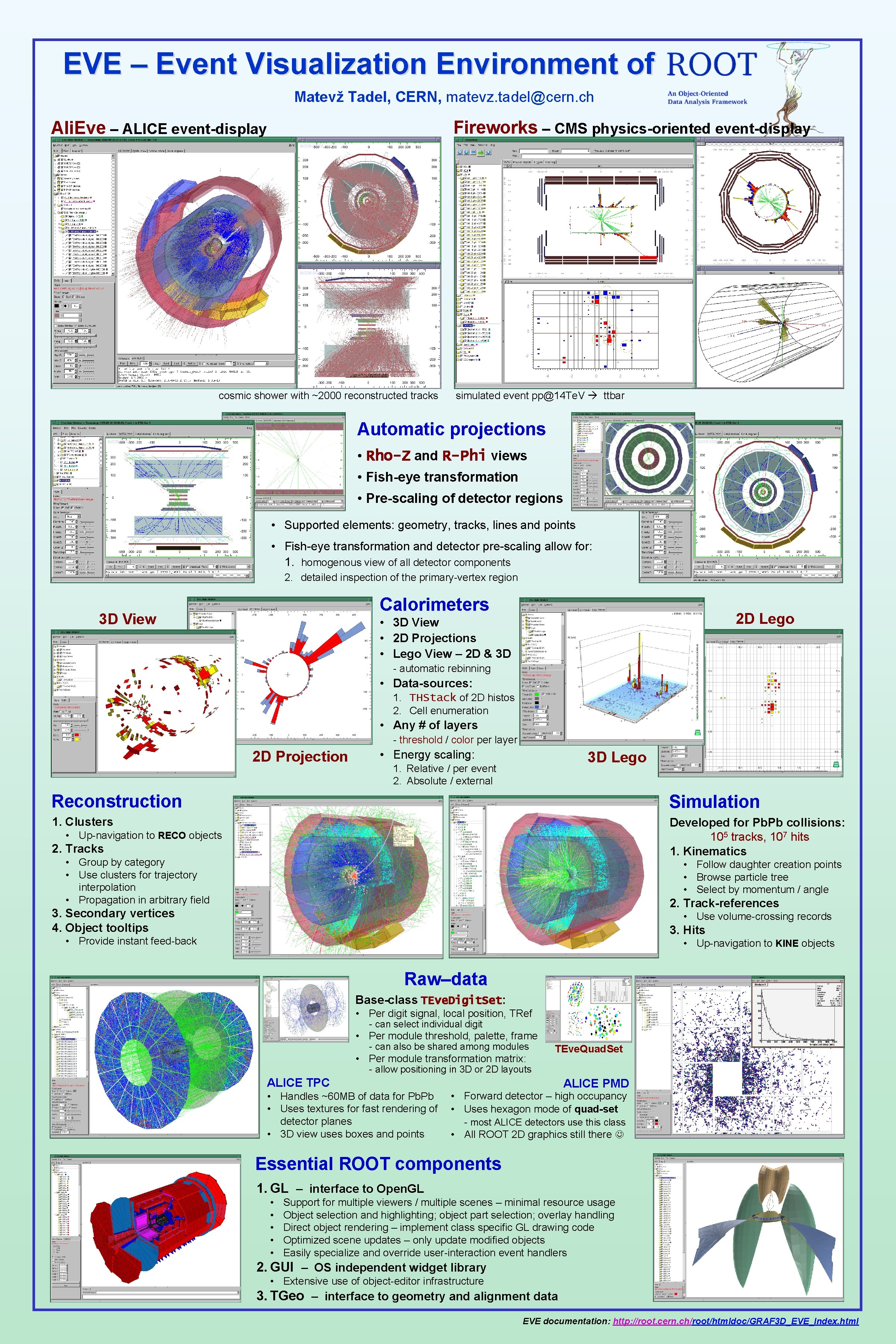EVE Event Visualization Environment of Matev Tadel CERN