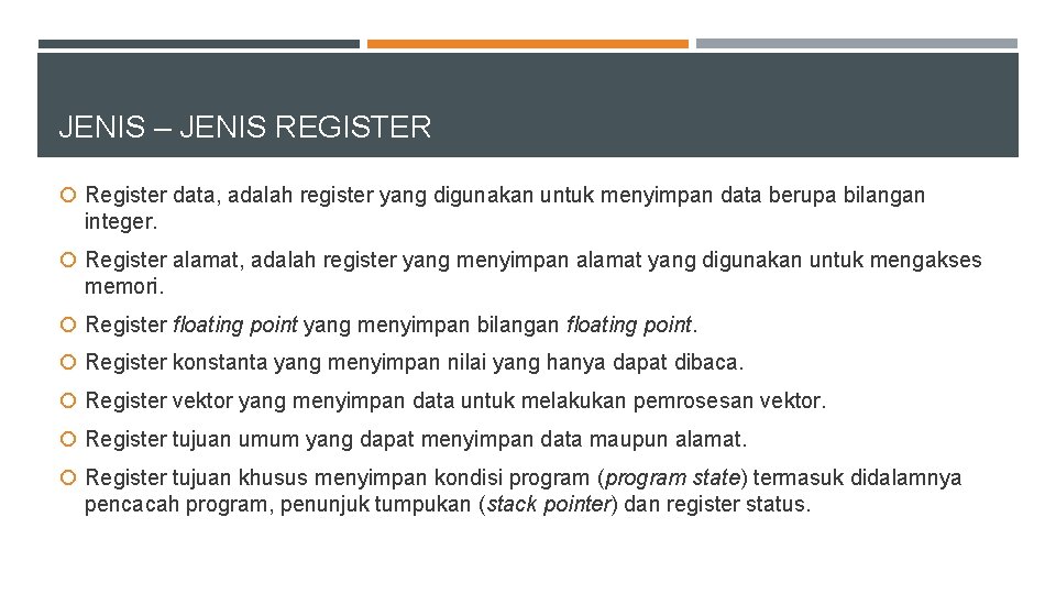 Periode Register SISTEM DIGITAL REGISTER DAN PENCACAH AFANDI NUR AZIZ