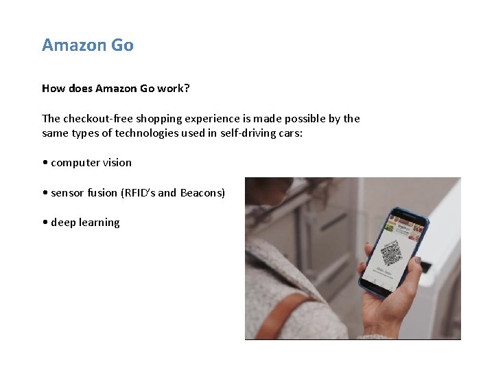 Amazon Go How does Amazon Go work? The checkout-free shopping experience is made possible