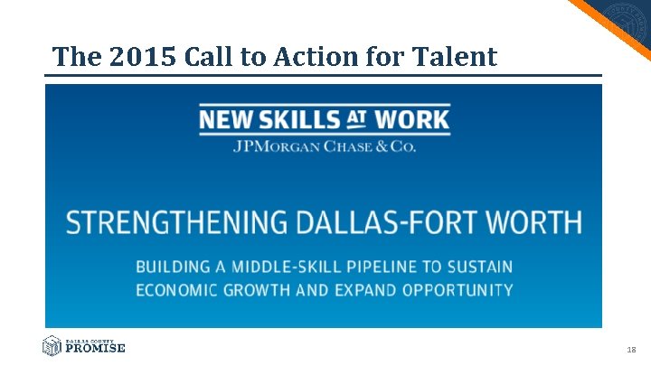 The 2015 Call to Action for Talent 18 