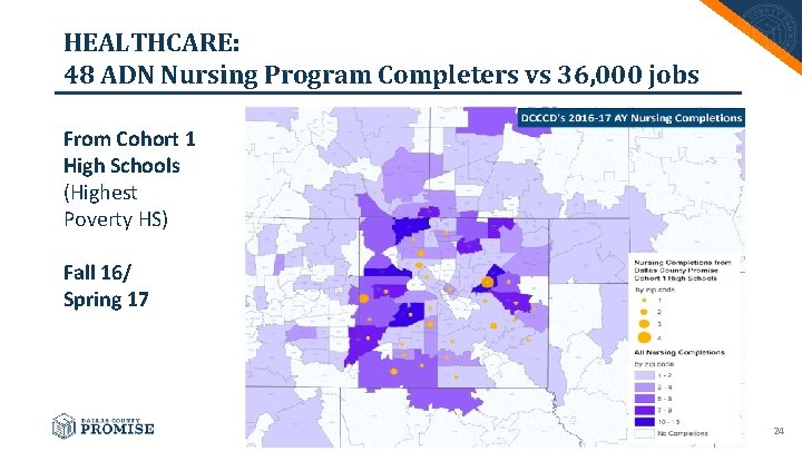 HEALTHCARE: 48 ADN Nursing Program Completers vs 36, 000 jobs From Cohort 1 High