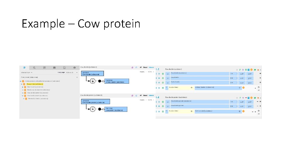 Example – Cow protein 