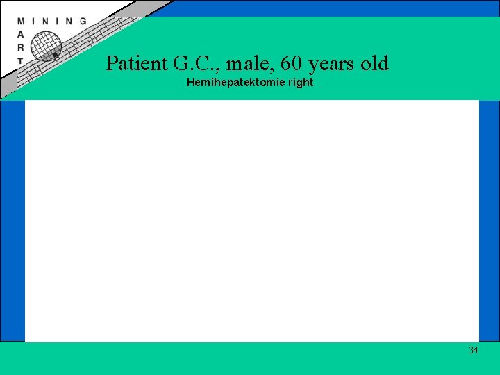 Patient G. C. , male, 60 years old Hemihepatektomie right 34 