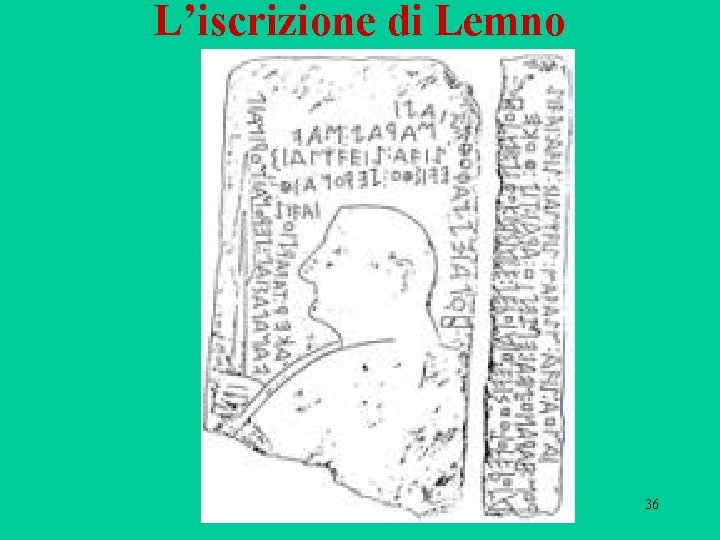 L’iscrizione di Lemno 36 