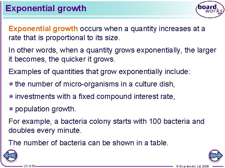 Exponential growth occurs when a quantity increases at a rate that is proportional to