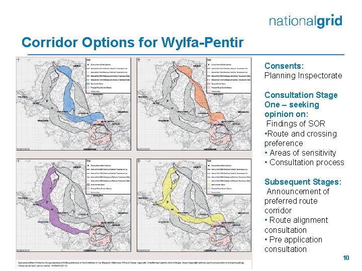 Corridor Options for Wylfa-Pentir Consents: Planning Inspectorate Consultation Stage One – seeking opinion on: