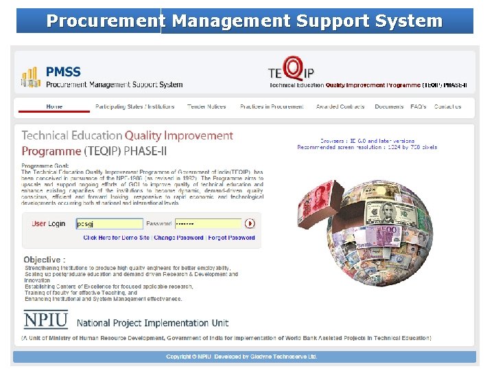 Procurement Management Support System 