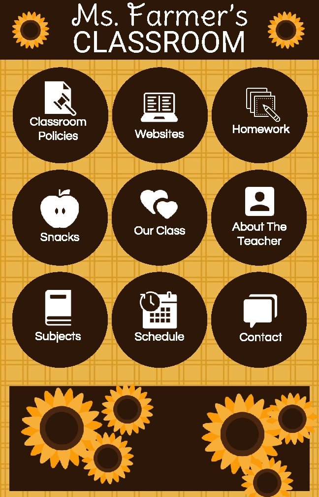 Ms. Farmer’s CLASSROOM Classroom Policies Snacks Subjects Websites Homework Our Class About The Teacher