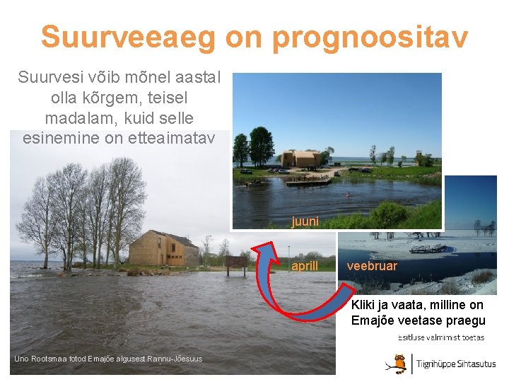 Suurveeaeg on prognoositav Suurvesi võib mõnel aastal olla kõrgem, teisel madalam, kuid selle esinemine