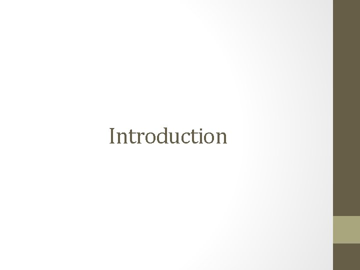 Introduction 