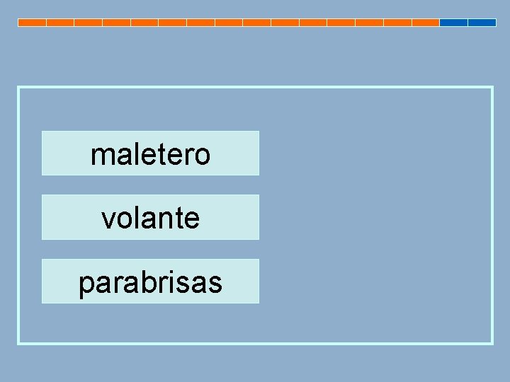 maletero volante parabrisas 