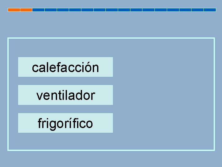 calefacción ventilador frigorífico 