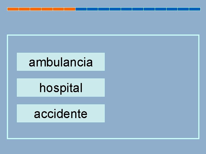 ambulancia hospital accidente 