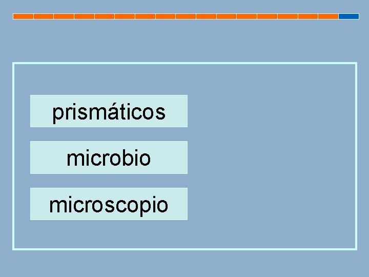 prismáticos microbio microscopio 