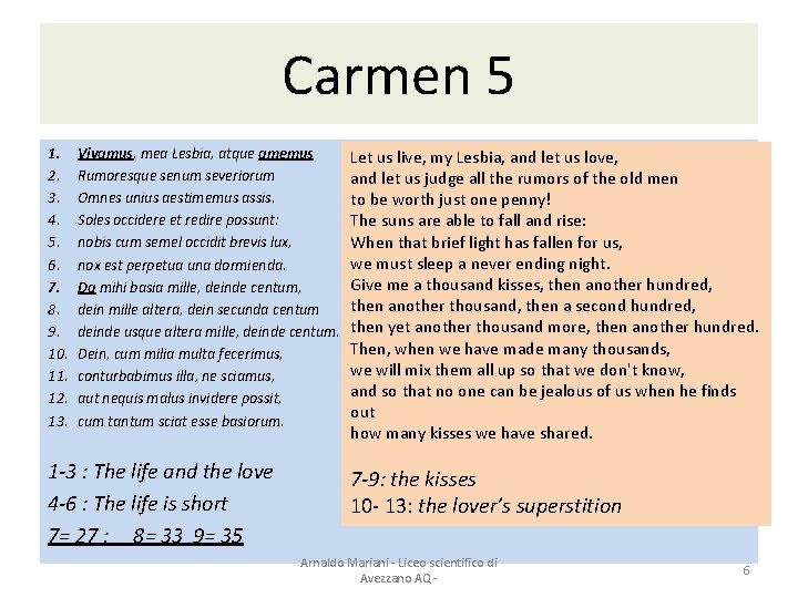 Carmen 5 1. 2. 3. 4. 5. 6. 7. 8. 9. 10. 11. 12.