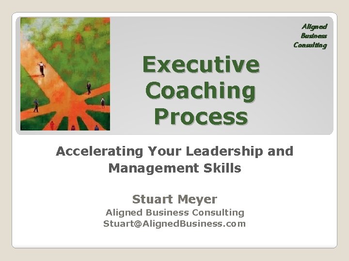Aligned Business Consulting Executive Coaching Process Accelerating Your Leadership and Management Skills Stuart Meyer