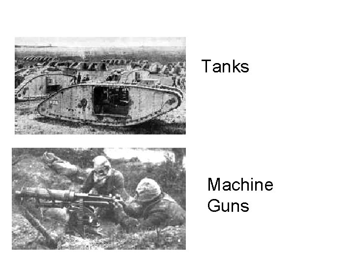 Tanks Machine Guns 