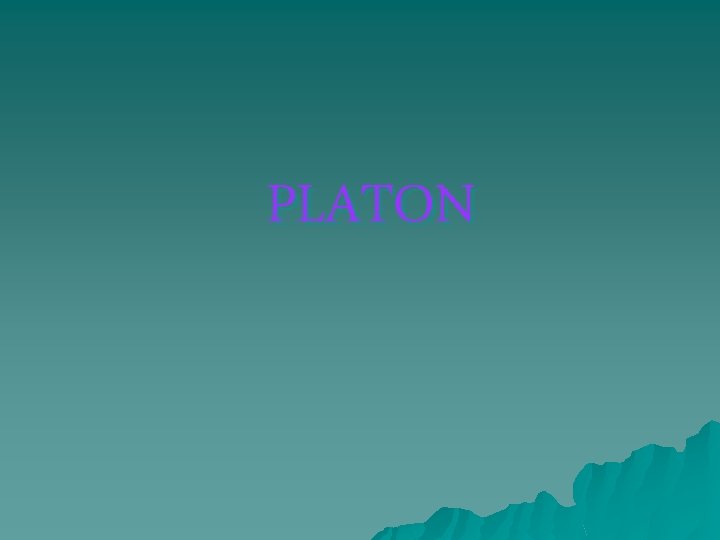 PLATON 