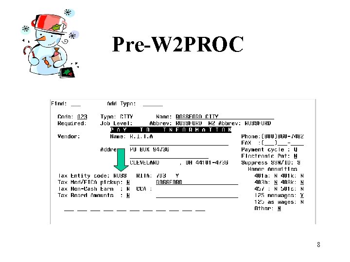 Pre-W 2 PROC 8 