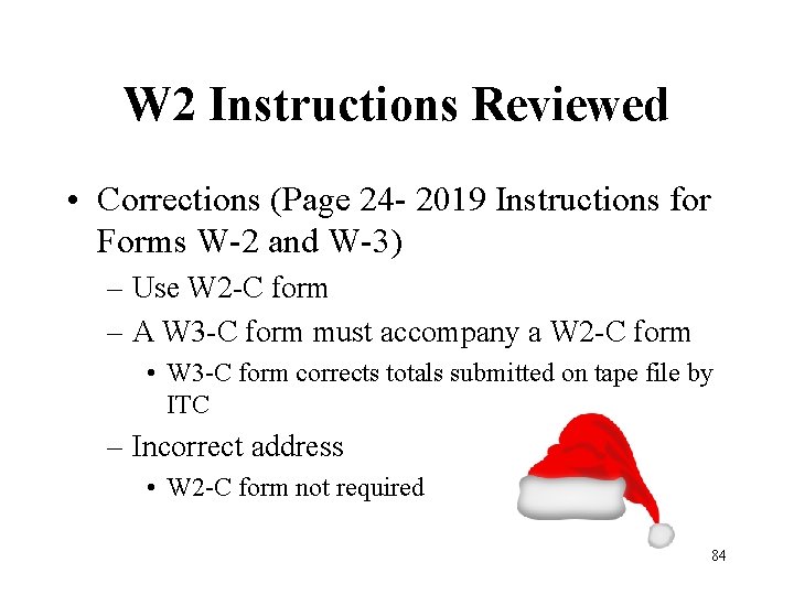 W 2 Instructions Reviewed • Corrections (Page 24 - 2019 Instructions for Forms W-2