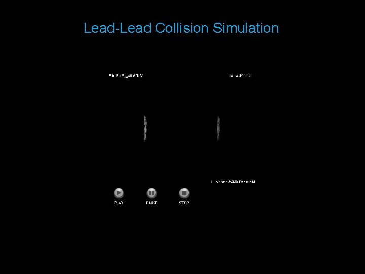 Lead-Lead Collision Simulation 