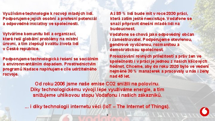 Využíváme technologie k rozvoji mladých lidí. Podporujeme jejich osobní a profesní potenciál a odpovědné