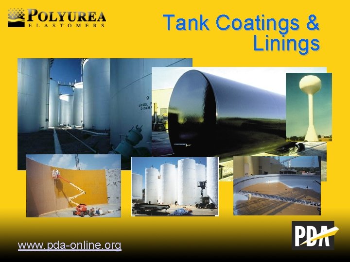 Tank Coatings & Linings www. pda-online. org 