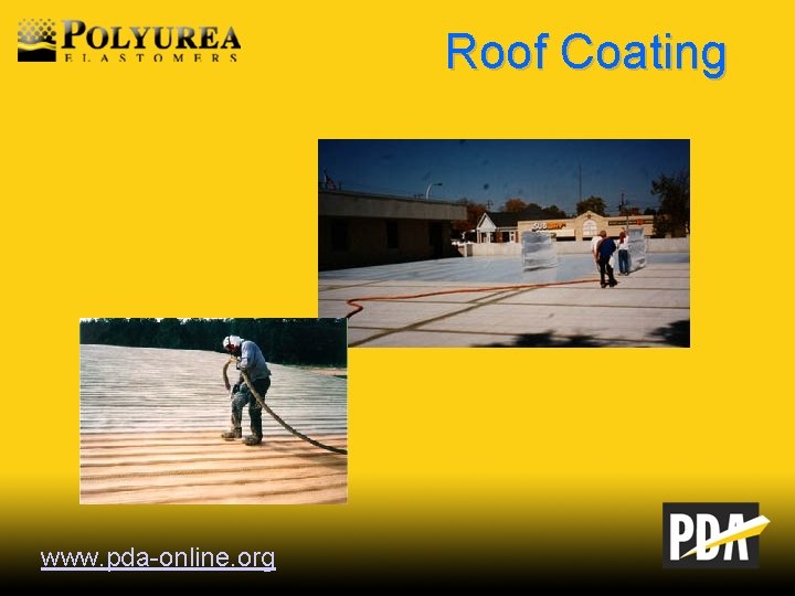 Roof Coating www. pda-online. org 