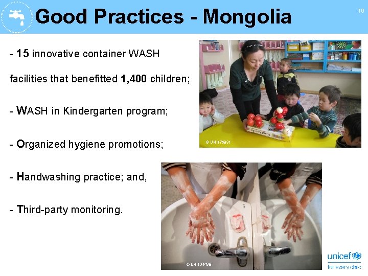 Good Practices - Mongolia - 15 innovative container WASH facilities that benefitted 1, 400