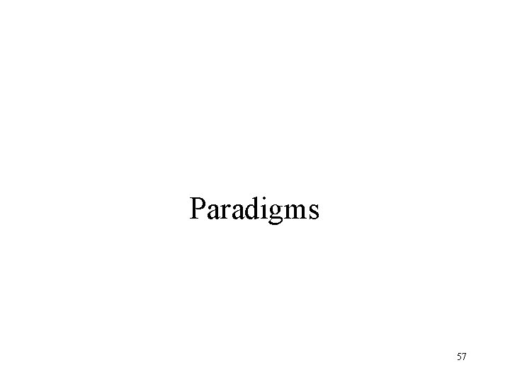 Paradigms 57 