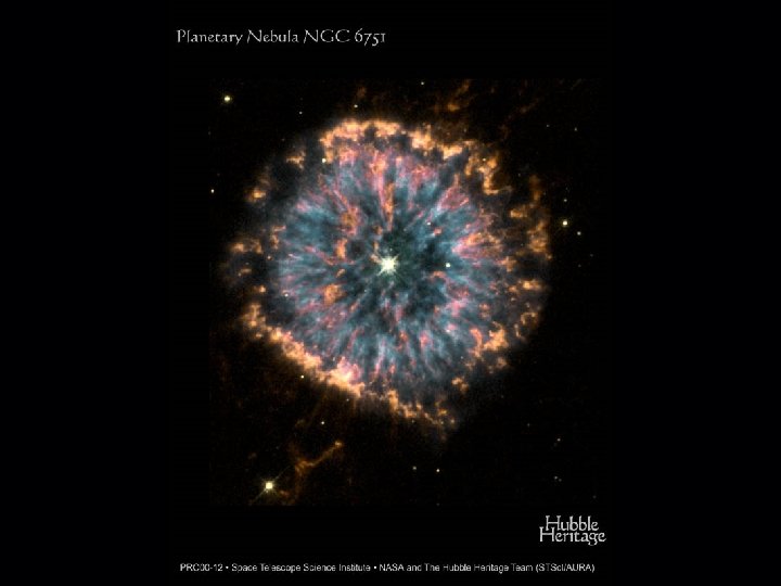 Stellar Atmospheres: Motivation PN – NGC 6751 - HST 34 