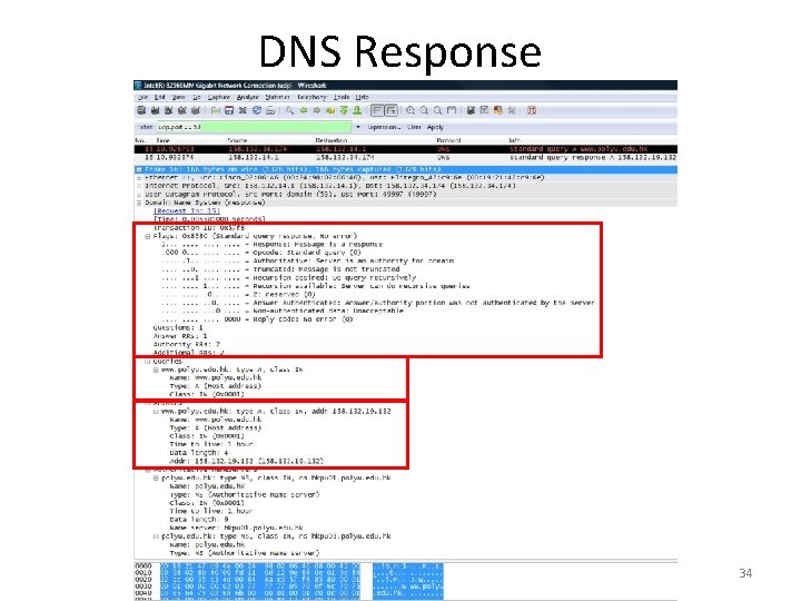 DNS Response 34 