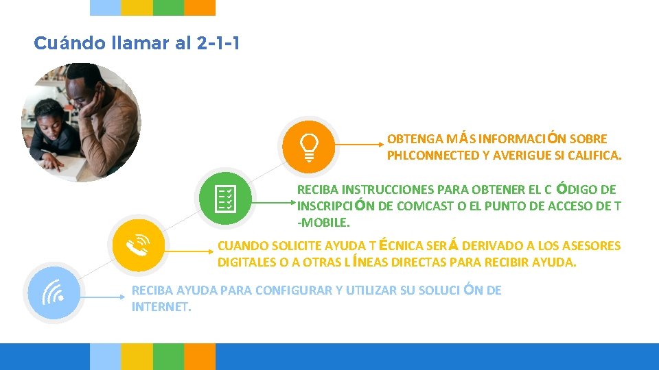 Cuándo llamar al 2 -1 -1 OBTENGA MÁS INFORMACIÓN SOBRE PHLCONNECTED Y AVERIGUE SI