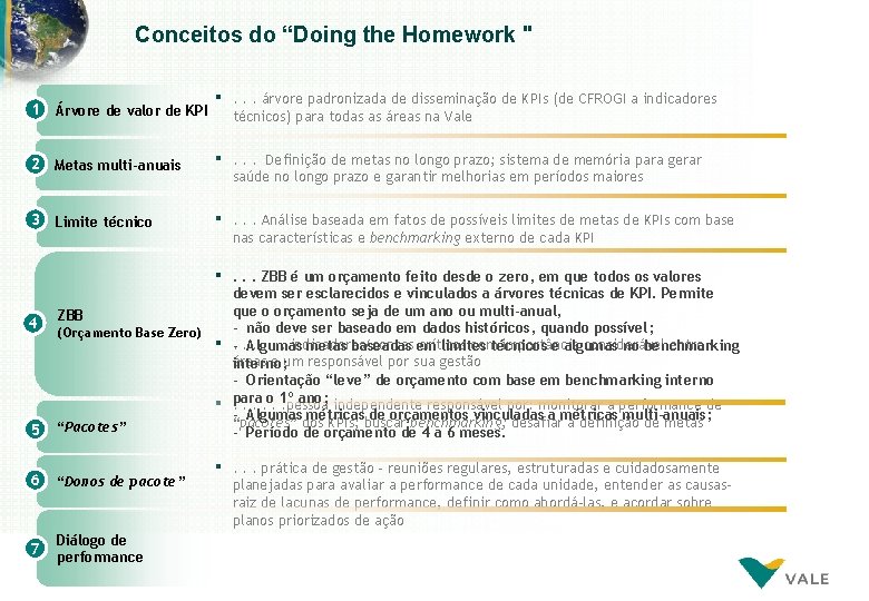 Conceitos do “Doing the Homework " ▪ . . . árvore padronizada de disseminação