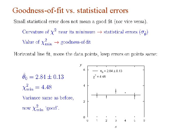 Goodness-of-fit vs. statistical errors G. Cowan Terascale School of Statistics, DESY, 6 -7 March