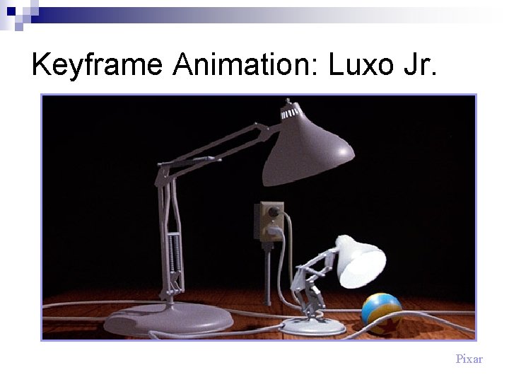 Keyframe Animation: Luxo Jr. Pixar 