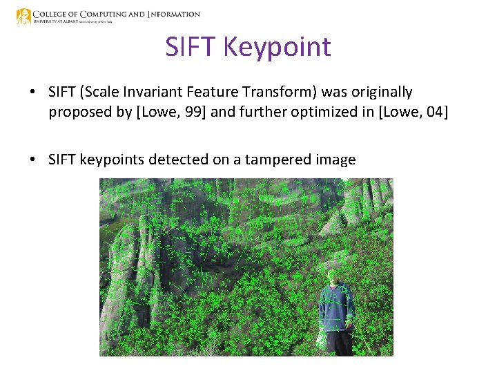 Sift Examples Detecting Image Region Duplication Using SIFT Features Xunyu