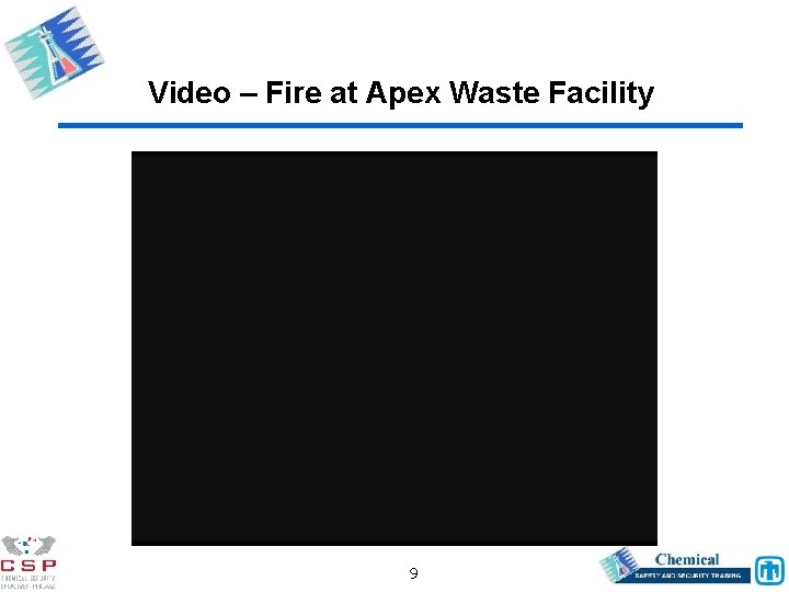 Video – Fire at Apex Waste Facility 9 