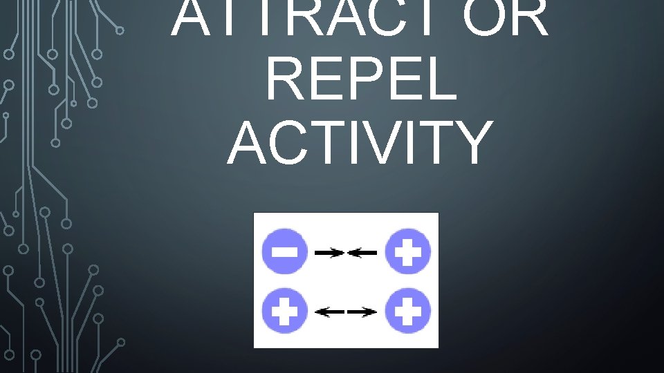 ATTRACT OR REPEL ACTIVITY 