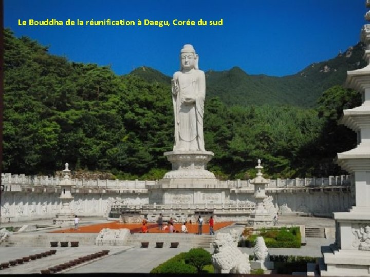 Le Bouddha de la réunification à Daegu, Corée du sud 