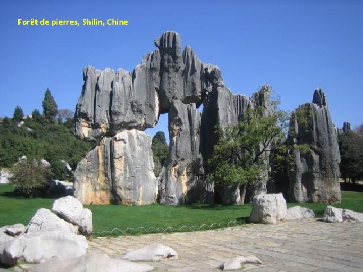 Forêt de pierres, Shilin, Chine 