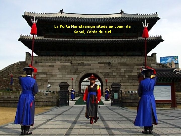 La Porte Namdaemun située au coeur de Seoul, Corée du sud 