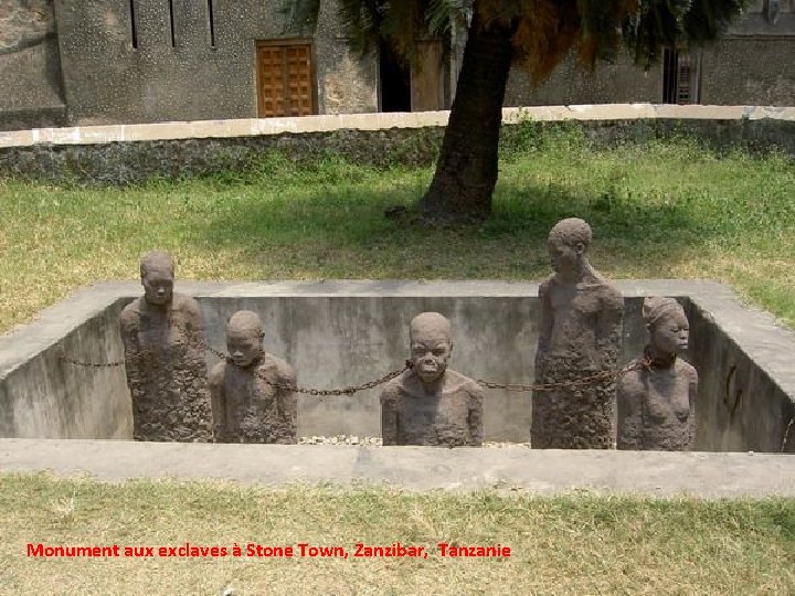 Monument aux exclaves à Stone Town, Zanzibar, Tanzanie 