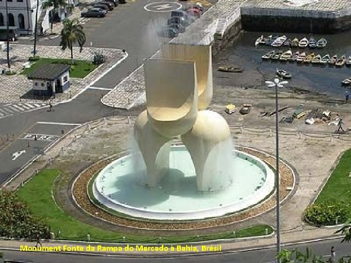 Monument Fonte da Rampa do Mercado à Bahia, Brésil 