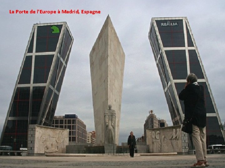 La Porte de l'Europe à Madrid, Espagne 