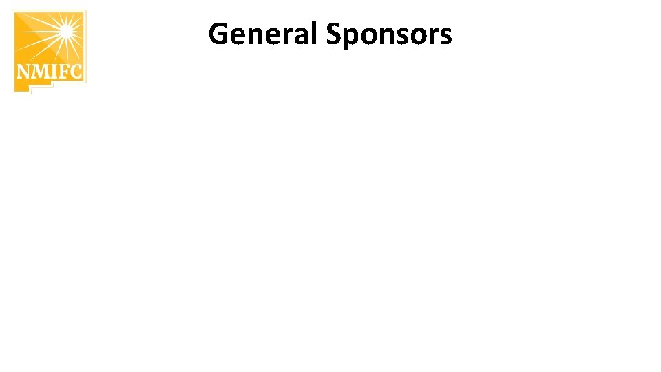 General Sponsors 