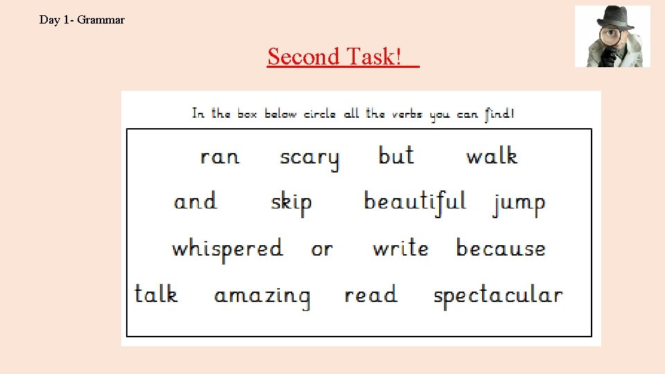 Day 1 - Grammar Second Task! 